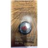 Image 2 : 2002 CANADA DAY RED MAPLE LEAF COLLECTOR 25 CENT COIN BY JUDITH CHARTIER