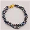 Image 2 : NEW BRASS GENUINE FRESHWATER PEARL BRACELET W/ APPRAISAL $1145