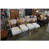 Image 1 : Set of 4 pressback chairs