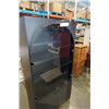 Image 3 : BLACK GLASS DOOR DISPLAY CABINET - 3 FOOT WIDE X 16 INCHES DEEP X 6 FOOT TALL