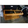 Image 2 : OAK GLASSTOP SOFA TABLE