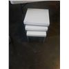 Image 1 : 3 WHITE NESTING ENDTABLES
