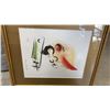 Image 2 : LEP Color lithograph "la tour eiffel verte" 41/90 Marc Chagall edition 1957