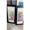 Image 2 : Lot of needlepoint, crochet and small mirror