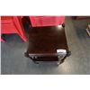 Image 2 : 2 TIER MAHOGANY FINISH ROLLING STAND