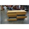 Image 3 : 6 DRAWER MAPLE DRESSER - 63 INCHES WIDE X 19 DEEP X 31 TALL