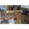 Image 2 : EASTERN WOOD CARVED DOG FIGURE - 32 INCHES LONG