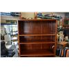 Image 2 : SOLID ROSEWOOD BOOKSHELF WITH DRAWER - 3 FOOT WIDE X 13 INCHES DEEP X 78 INCHES TALL