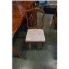 Image 8 : SOLID ROSEWOOD DINING TABLE WITH 2 LEAFS AND 8 CHAIRS - 44 INCHES WIDE, 8 FOOT LONG WITH BOTH LEAFS,