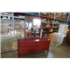 Image 1 : CHERRY FINISH 6 DRAWER DRESSER WITH MIRROR 66 INCHES WIDE X 18 1/2 DEEP X 33 TALL, 78 TALL WITH MIRR