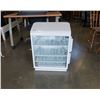 Image 1 : LOCKING GLASS DOOR AND METAL CABINET WITH BOTH KEYS