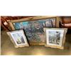 Image 1 : 3 ORNATE FRAMED PRINTS