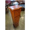 Image 2 : Slim 5 drawer storage cubby - 11 inches wide x 9 inches deep x 39 1/2 tall