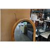 Image 2 : OAK OVAL DRESSING MIRROR - 62 INCHES TALL X 25 WIDE