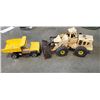 Image 1 : 2 vintage tonka toys: front end loader,  and dumptruck