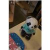 Image 11 : NEW PANDA ITEMS - BUILDING TOY, BACKPACK, MUSIC CHAIR FIGURE AND STUFFED DOLL