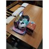 Image 1 : NEW PANDA ITEMS - BUILDING TOY, BACKPACK, MUSIC CHAIR FIGURE AND STUFFED DOLL