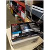Image 2 : Ion usb record player with records and DVD player in box