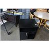 Image 2 : BLACK ROLLING CABINET STAND - 24 inches wide x 20 deep x 30 tall