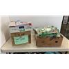 Image 1 : 2 Large boxes of kids shaped rubber bands and large tray of new stickers
