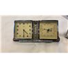 Image 2 : WESTCLOX DRESSER CLOCK AND FOREIGN DRESSER CLOCK BAROMETER