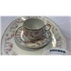 Image 2 : LOT OF AUSTRIAN CHINA - PLATTER, TEACUP AND SAUCER, PLATES