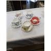 Image 2 : 5 CHINA CUPS AND SAUCERS - AYNSLEY, ROYAL VALE, ROYAL GRAFTON AND 2 ROYAL ALBERT