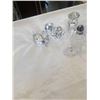 Image 2 : GLASS FIGURES, SALT AND PEPPER SHAKERS AND VASE