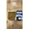 Image 2 : BABY MOCCASSINS, LEATHER POUCH AND HAND MADE KNIFE