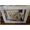 Image 1 : FOIL ART PRINT FLOWERS