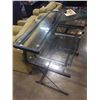 Image 2 : Black glasstop corner desk