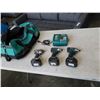 Image 1 : 3 MAKITA CORDLESS IMPACT GUNS WITH 3 BATTERIES AND CHARGER - TESTED AND WORKING