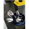 Image 2 : NIKE GOLF BAG WITH CLUBS- INCLUDES TAYLOR MADE BURNER RESCUE 22 DEGREE CLUB