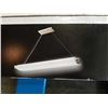 Image 2 : HAMPTON BAY FLUORESCENT PENDANT LIGHT FIXTURE - 51 INCHES LONG, 14-1/8 INCH WIDE, SATIN NICKEL FINIS