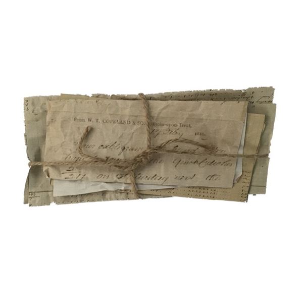 Django Candie Plantation Paperwork Movie Props