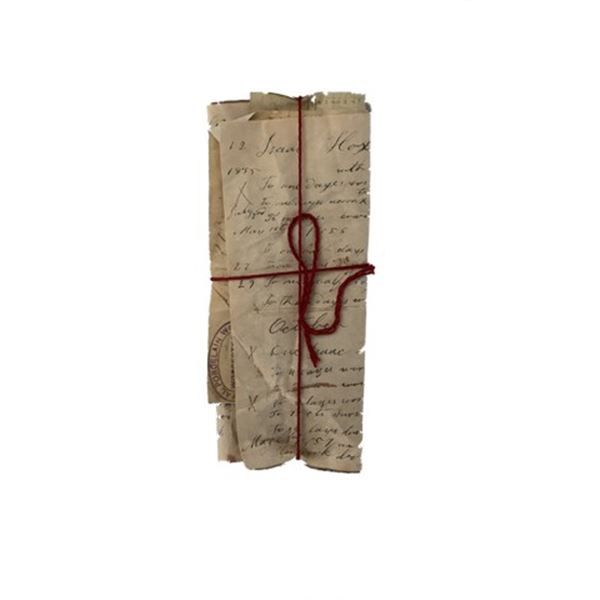 Django Candie Plantation Paperwork Movie Props