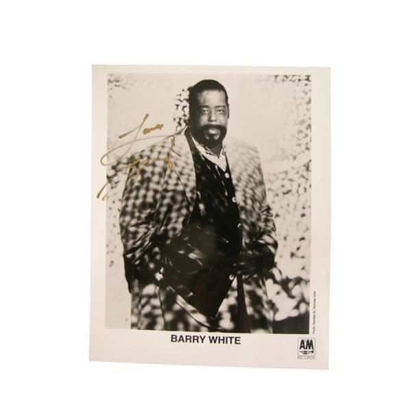 Barry White Signed Photo