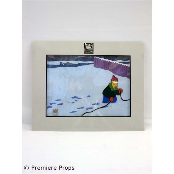 The Simpsons  Original Hand-Painted Cel