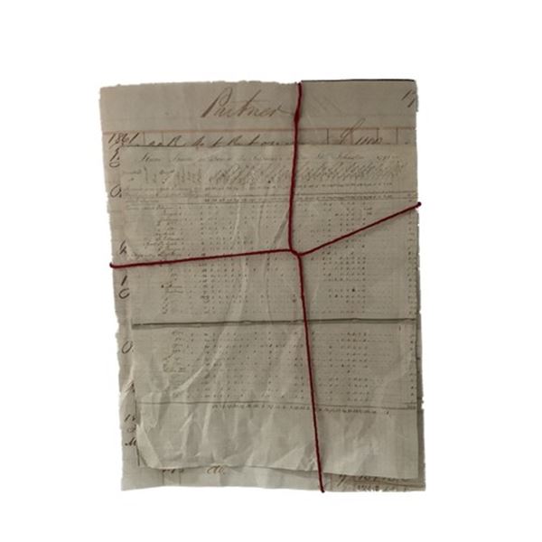 Django Candie Plantation Paperwork Movie Props