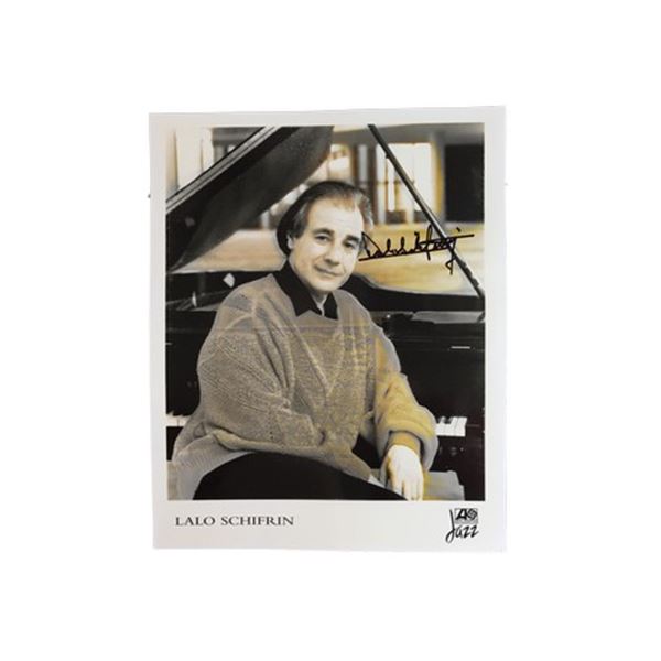 Lalo Schifrin Signed Headshot Movie Memorabilia