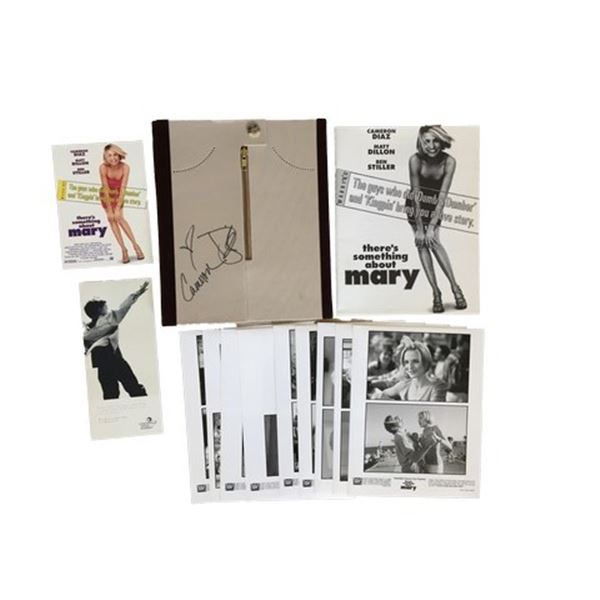 Something About Mary (1998) Cameron Diaz Signed Unique Press Kit