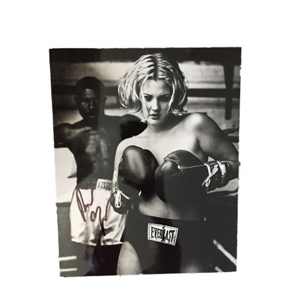 Drew Barrymore Headshot Signed Memorabilia