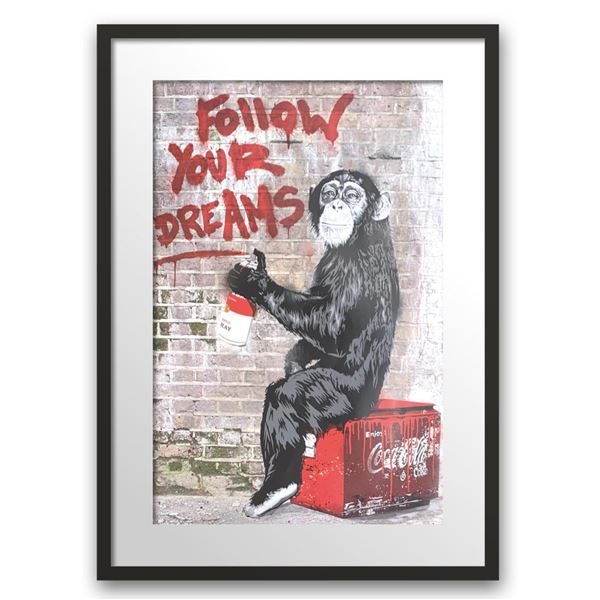Mr. Brainwash- Original Offset Lithograph on Paper "Follow Your Dreams"
