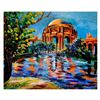 Image 1 : Yana Rafael, "By the River" Hand Signed Original Painting on Canvas with COA.
