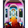 Image 2 : Ferjo- Original Oil on Canvas "Miro and Picasson Pink"