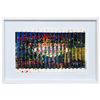 Image 1 : E.M. Zax- One-of-a-kind 3D polymorph mixed media on paper "Vegas Strong"