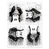 Image 1 : "Watchdogs 3-6-9-12 O'Clock" Matched Suite of Four Limited Edition Hand Pulled Original Lithographs 