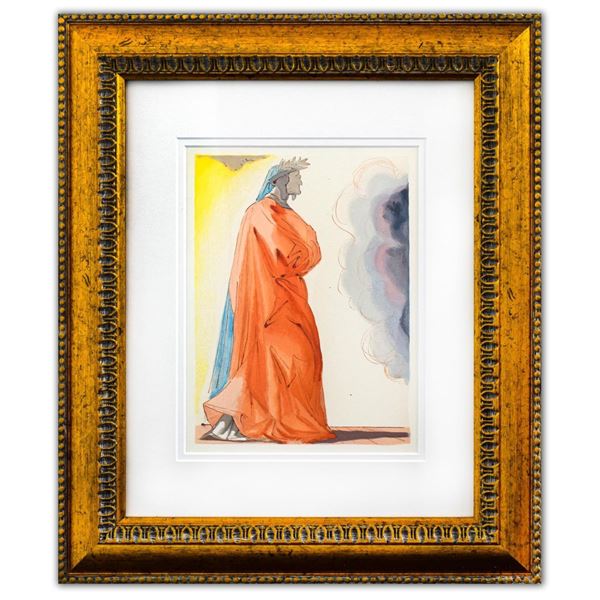 Salvador Dali- Original Color Woodcut on B.F.K. Rives Paper "Paradise 1"