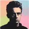 Image 2 : Steve Kaufman (1960-2010) "James Dean" Hand Embellished Limited Edition Silkscreen on Canvas, Number