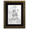 Image 1 : Salvador Dali- Original Lithograph from Gouache and Collage "Untitled"